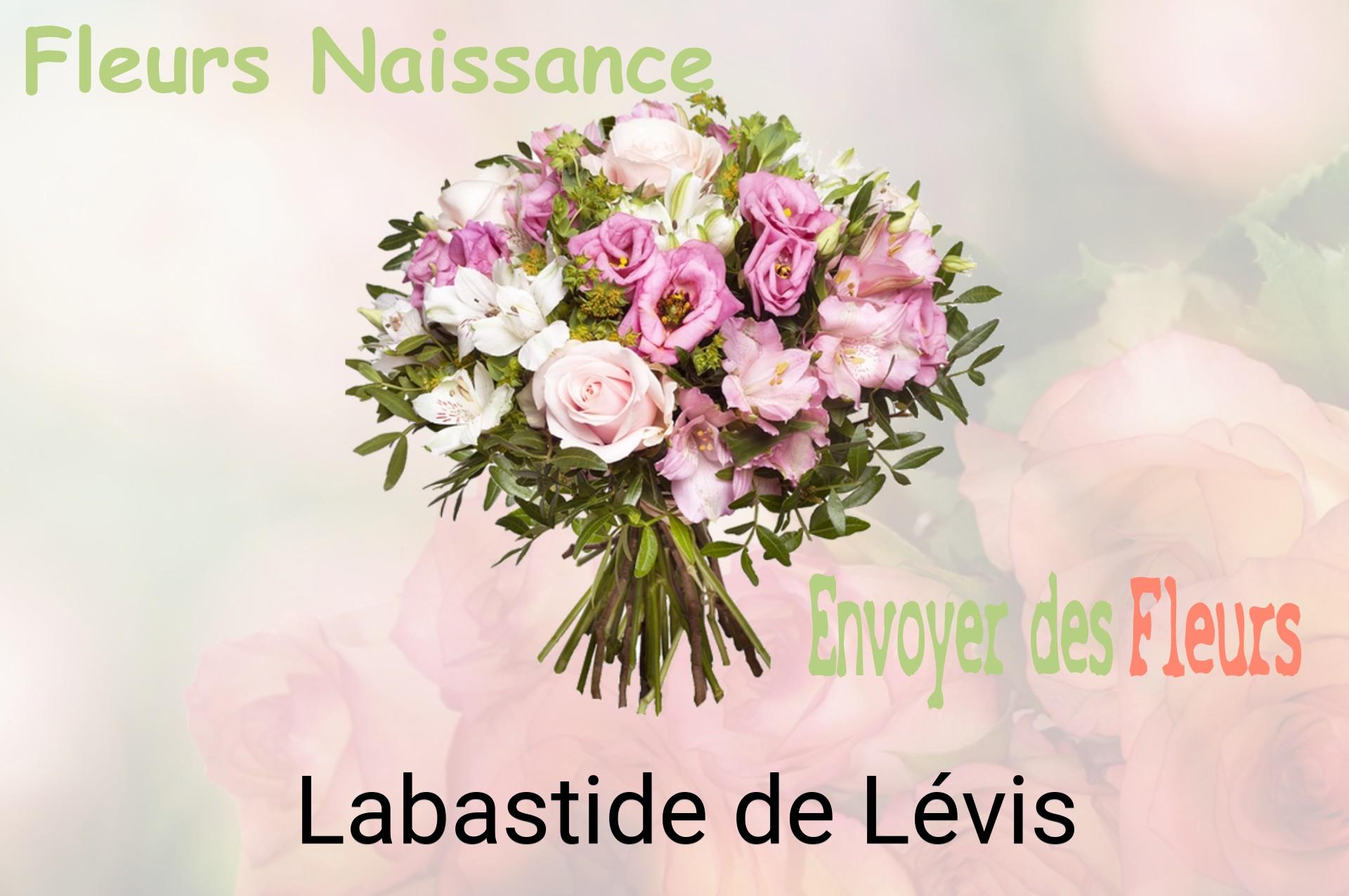 Bouquet de fleurs de naissance livré à Labastide-de-Lévis